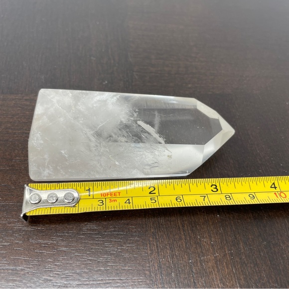 Clear Quartz Point Polished Standing Healing Stone - Picture 13 of 14